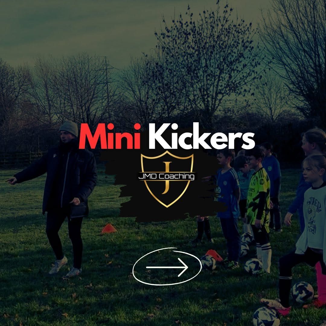 Coach running a Mini Kickers drill